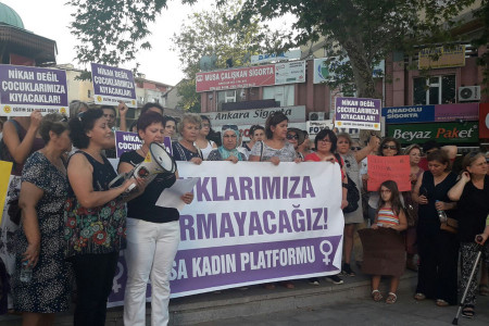 Bursa Kadın Platformu: Çocuklarımız için tasarıya sessiz kalmayacağız