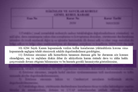 HSK, 6284 sayılı Yasa’nın koruma önlemlerini ‘salgın’ bahanesiyle kısıtlıyor mu?