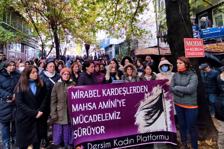 Dersim’de kadınlar yasaklara rağmen sokağa çıktı