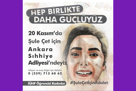 İÜHF Öğrenci Kadınlar Şule Çet için Ankara'ya gidiyor
