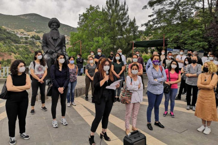 Dersim'de kadınlardan uzman çavuş şiddetine tepki