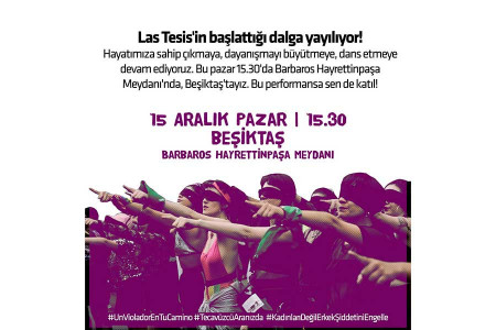 Beşiktaş’ta kadınlar ‘Suçlu sensin’ diyecek