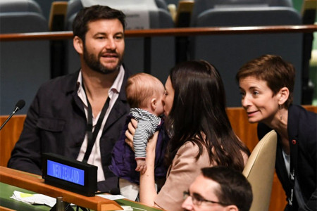 Yeni Zelanda Başbakanı, BM’deki zirveye bebeğiyle katıldı